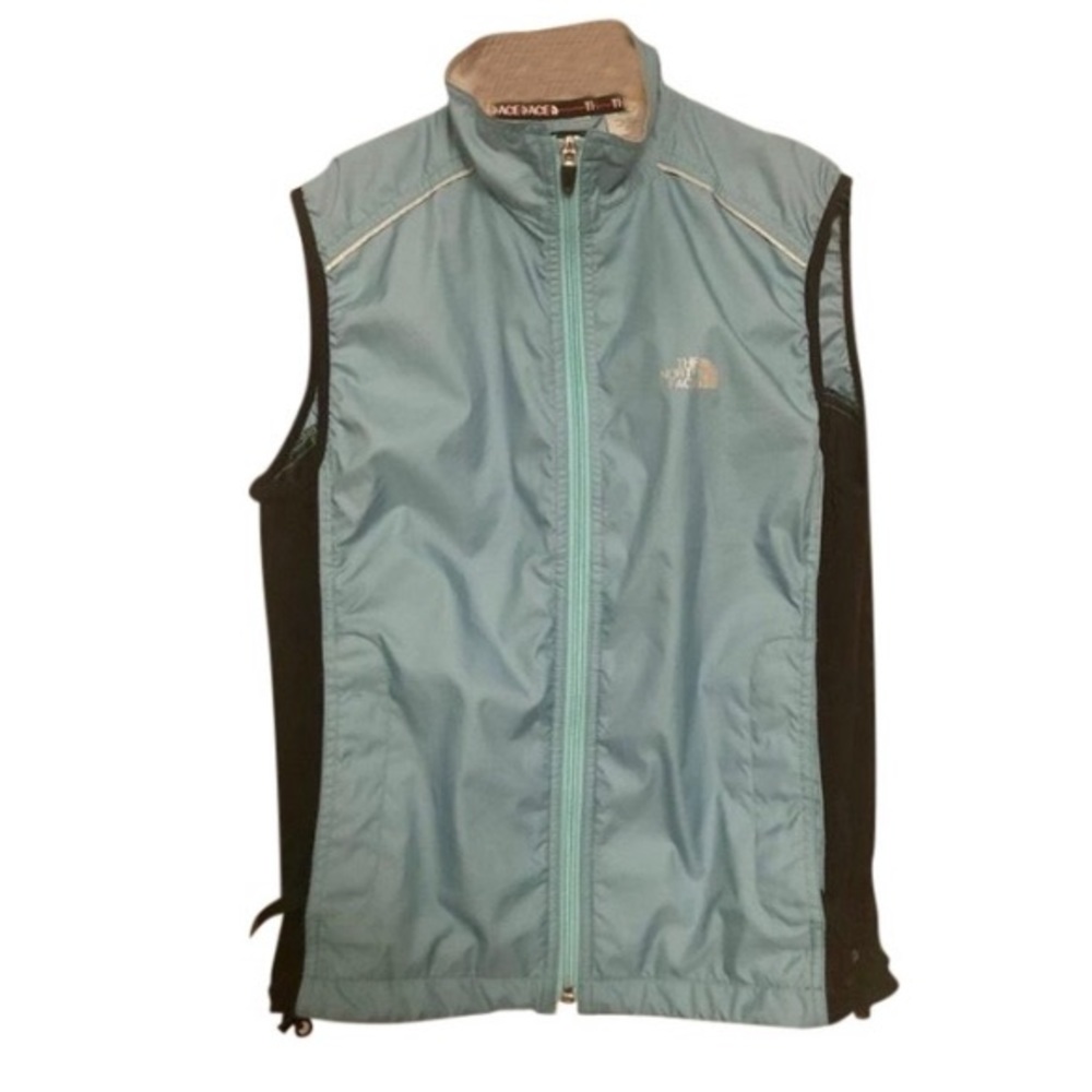 THE NORTH FACE Light Blue Nylon Vest